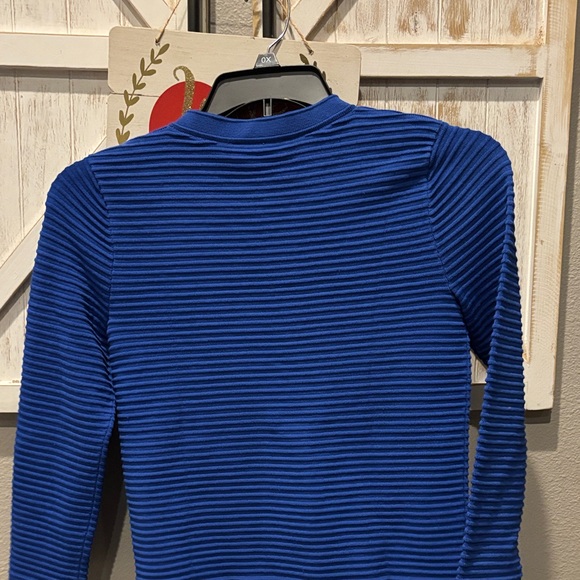 Nwt Ann Taylor Royal Blue Ribbed Cardigan - Picture 6 of 6